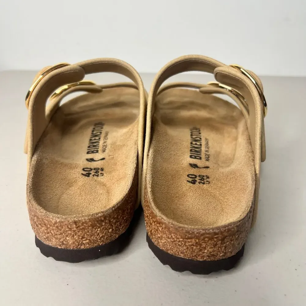 Birkenstock Arizona Raffia Big Buckle Size 40